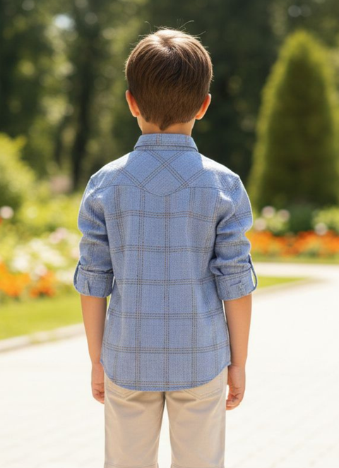 Imported Premium Kids Check Shirt