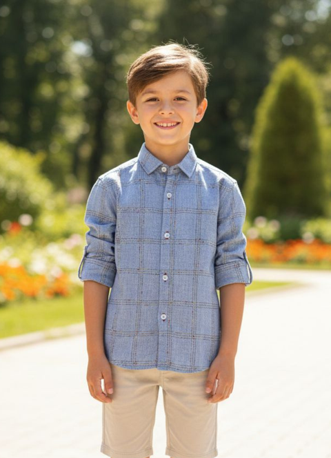 Imported Premium Kids Check Shirt
