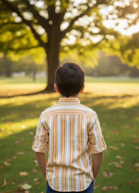 Premium Imported Kids Striped Shirt