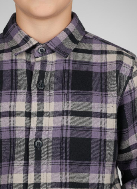 Imported Checkered Cotton Shirt for Kids