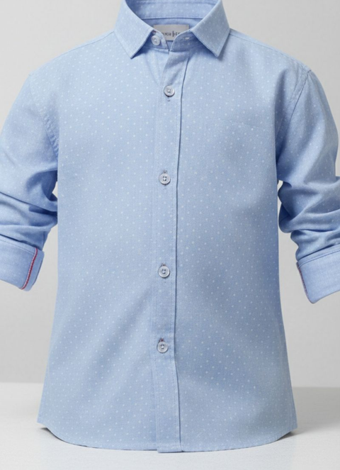Imported Dotted Cotton Shirt for Kids