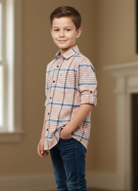 Imported Premium Check Shirt for Kids