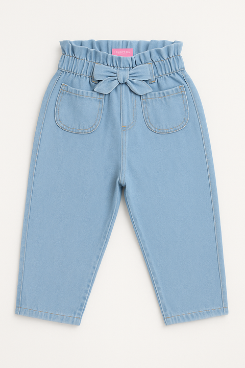 GIRLS-DENIM-SOFT-TROUSER