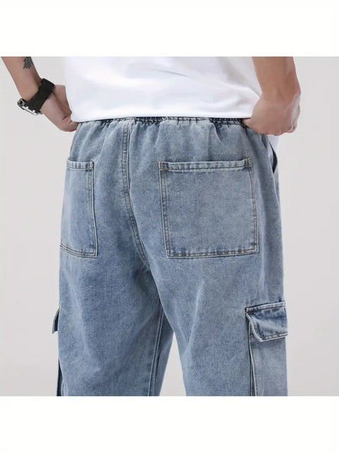 Unisex-Six-Pocket-Denim-trouser