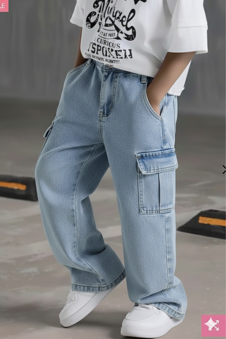 DIESEL-Six Pocket Straight jeans Uni-Sex