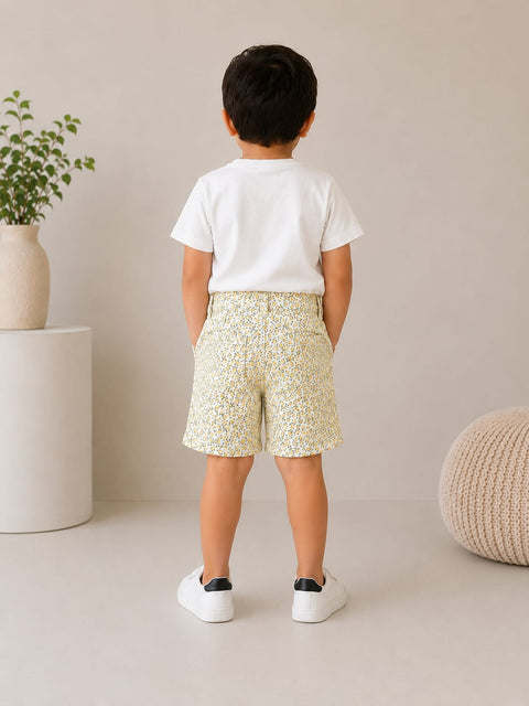 Floral Printed Kids Shorts
