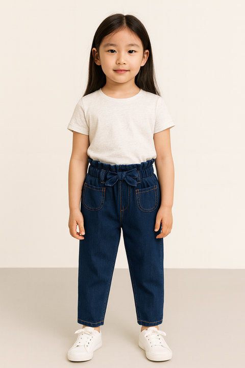 GIRLS-DENIM-SOFT-TROUSER