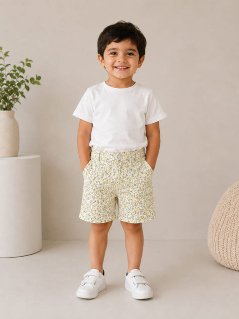 Floral Printed Kids Shorts