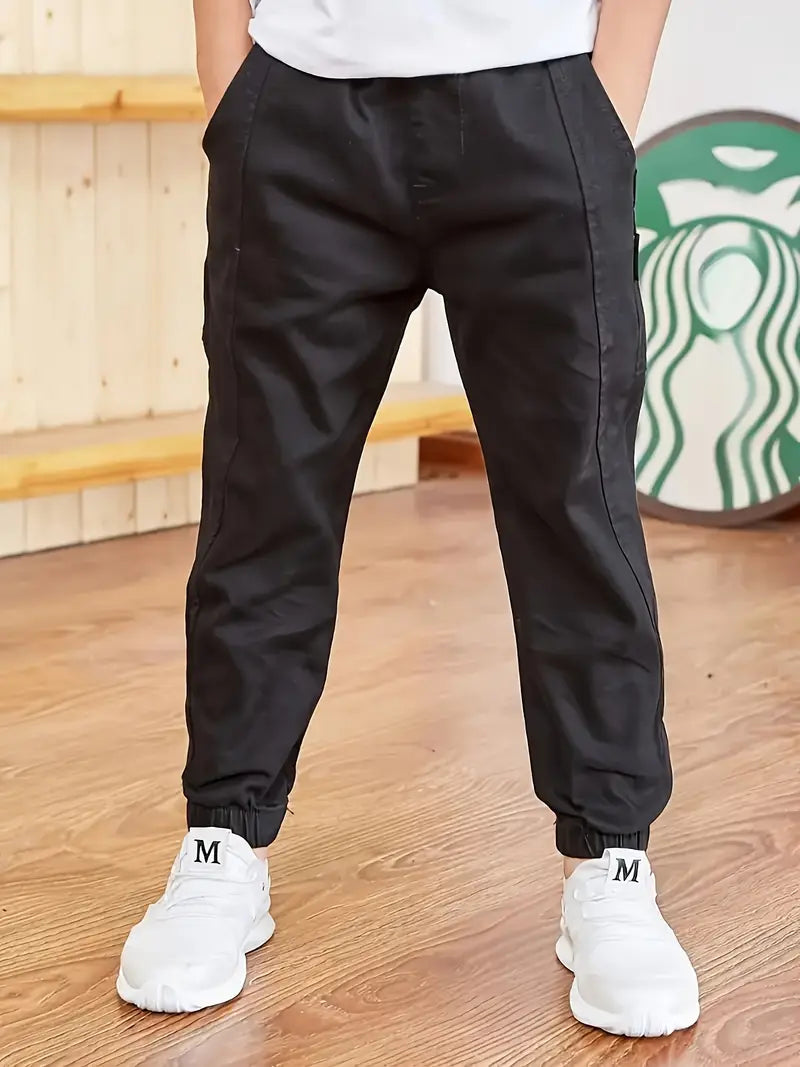 KID JOGGER TROUSER-BLACK