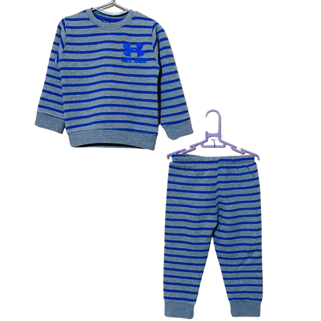 Striped Heavy Fleece Tracksuit