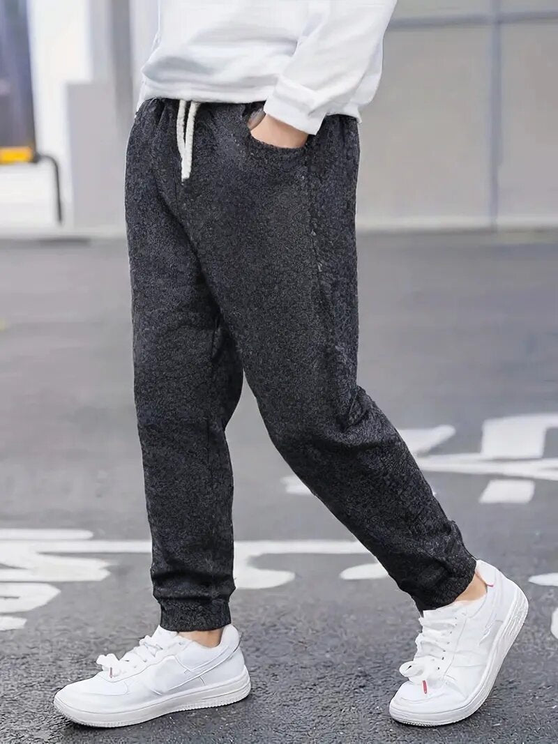 KIDS JOGGER-PANTS-CHARCOAL