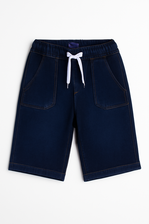 Korean-Denim-Cut-Pocket-Shorts