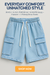 Korean-Denim Cargo-Shorts