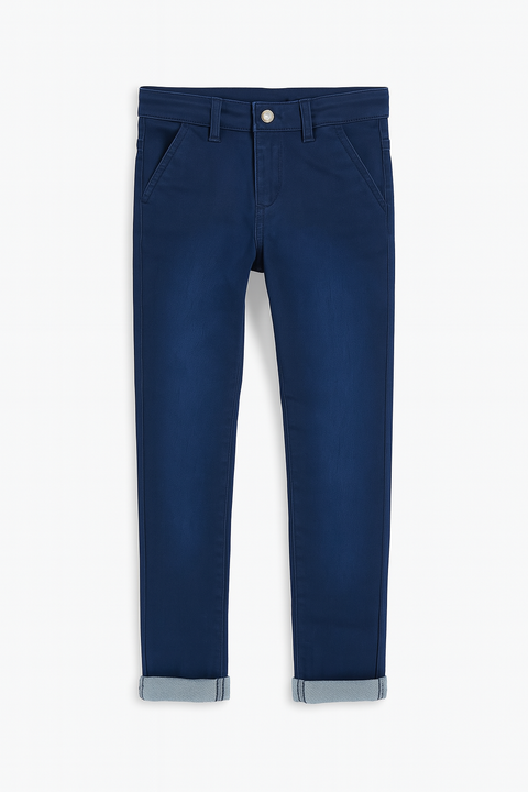 Classic Navy Slim-Fit Jeans