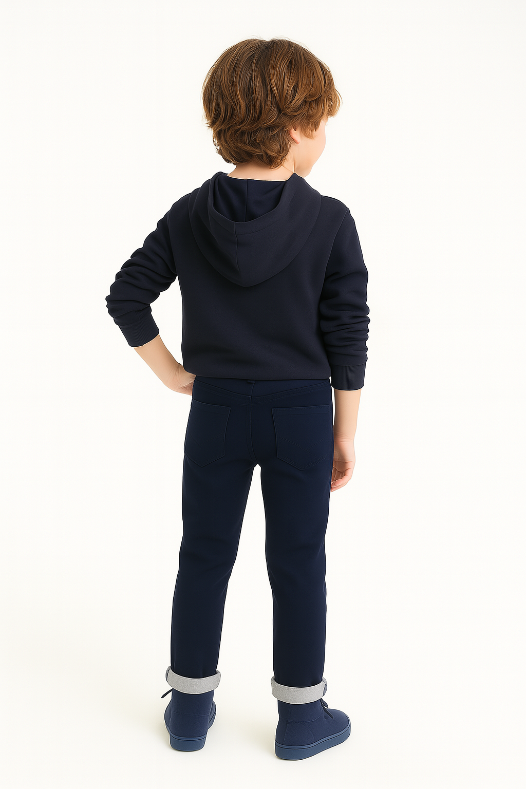 Classic Navy Slim-Fit Jeans