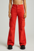 Black Wide Leg Six Pocket Jeans