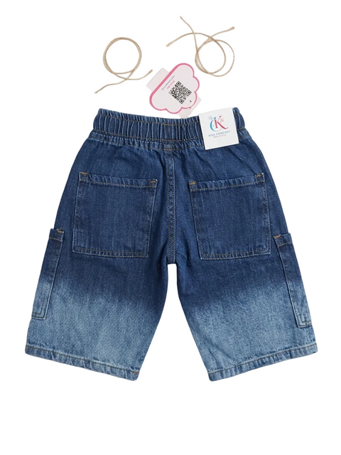 KIDS COMFORT Korean Style Baggy Bermuda Denim Shorts