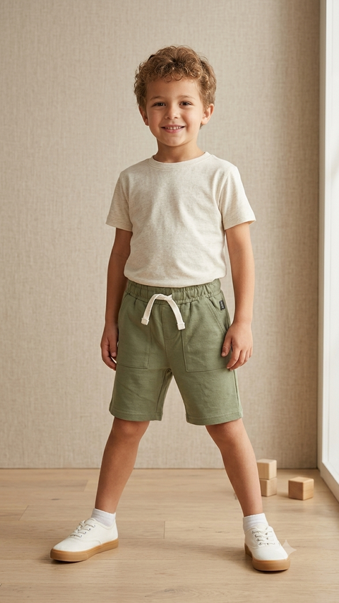 Kids Premium Cotton blended Shorts - Relaxed