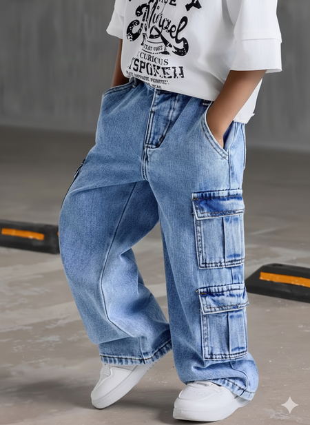 DIESEL-Seven Pocket Straight jeans Uni-Sex