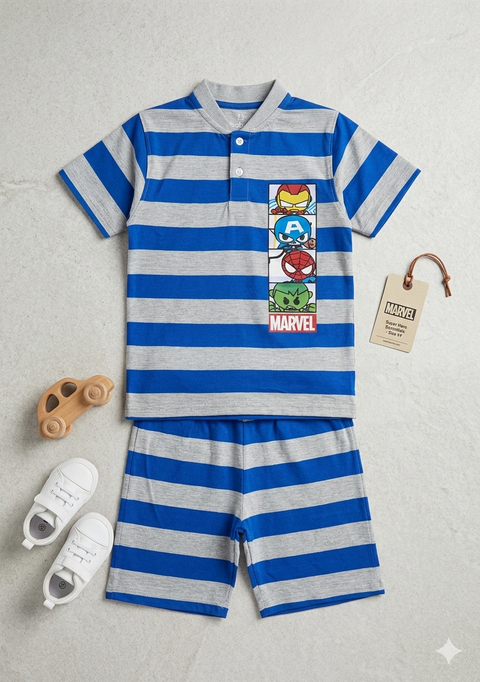 Super Hero Adventures Cotton Summer Tracksuit