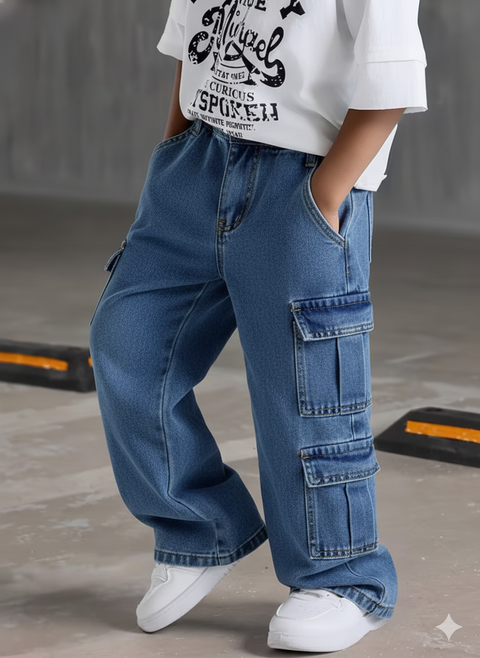 DIESEL-Seven Pocket Straight jeans Uni-Sex