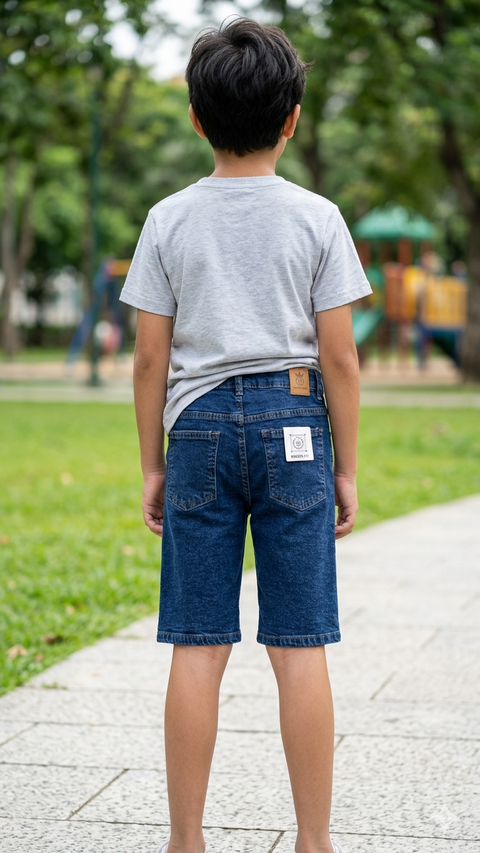Premium Boys' "Modern Fit" Stretch Denim Shorts