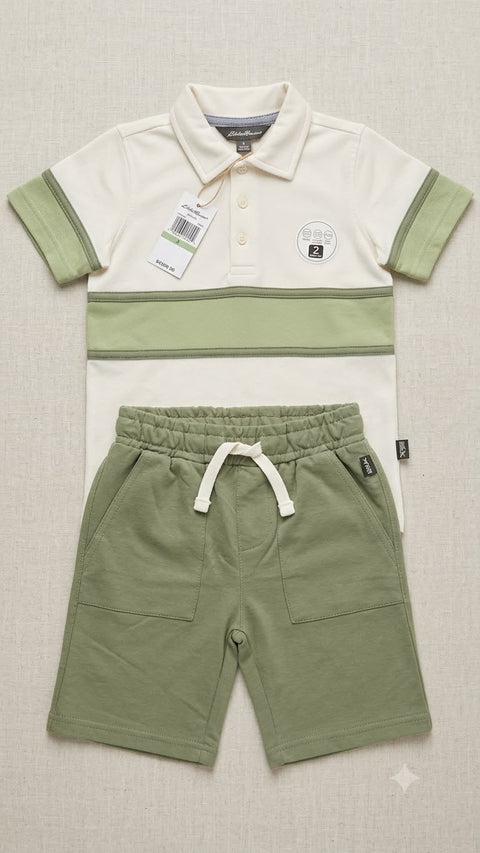 Kids Premium Summer Shorts Set – Eddie Bauer x Lee children's outfit