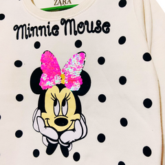 Zara Minnie Mouse Sequence Sweat Shirt