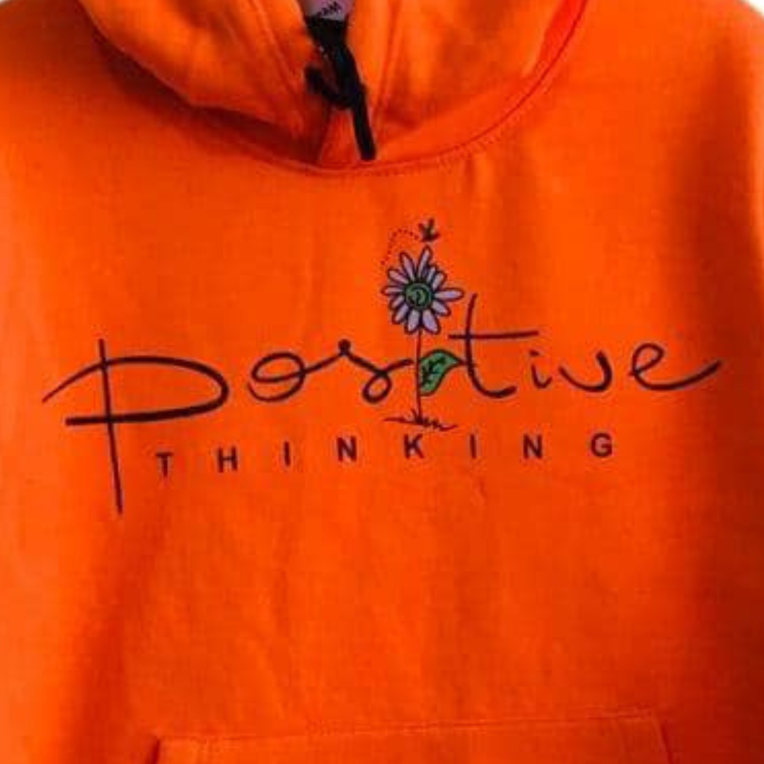 Positive Thinking Hooded Fleece Tracksuit for Kids