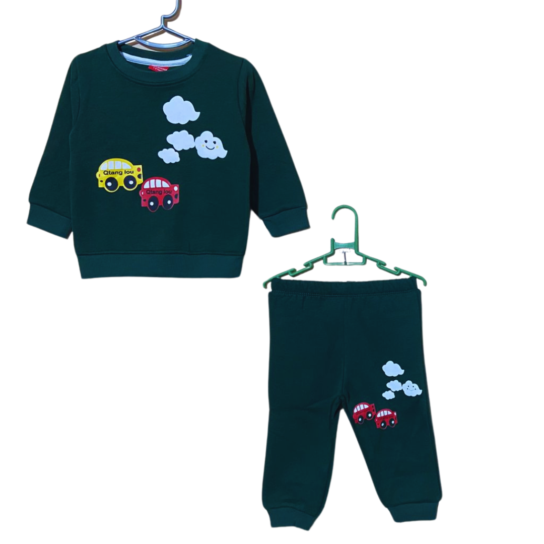 Cloud-Themed Kids' Tracksuit