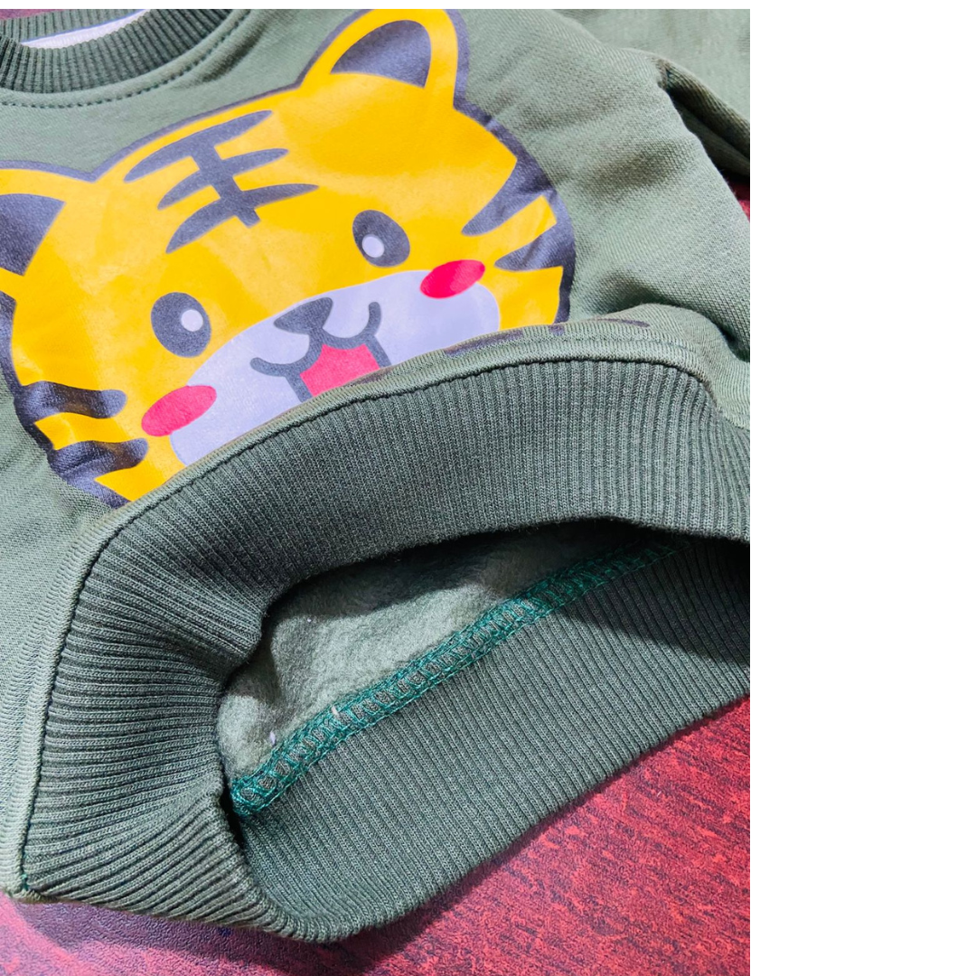 Olive Green Tiger Tracksuit