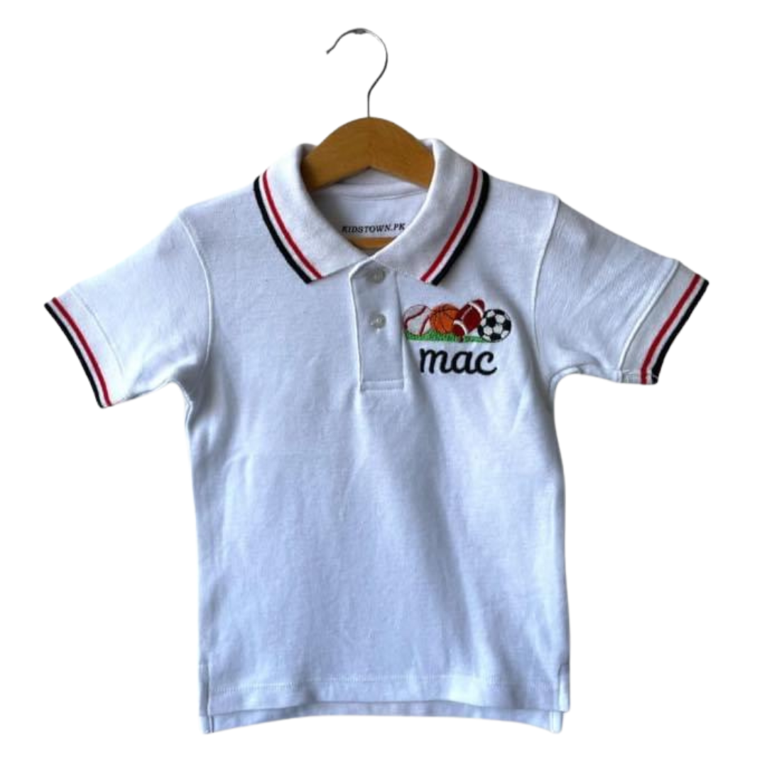 Sports Mac Polo _ White