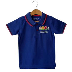 MAC Football Polo Shirt _ Royal Blue