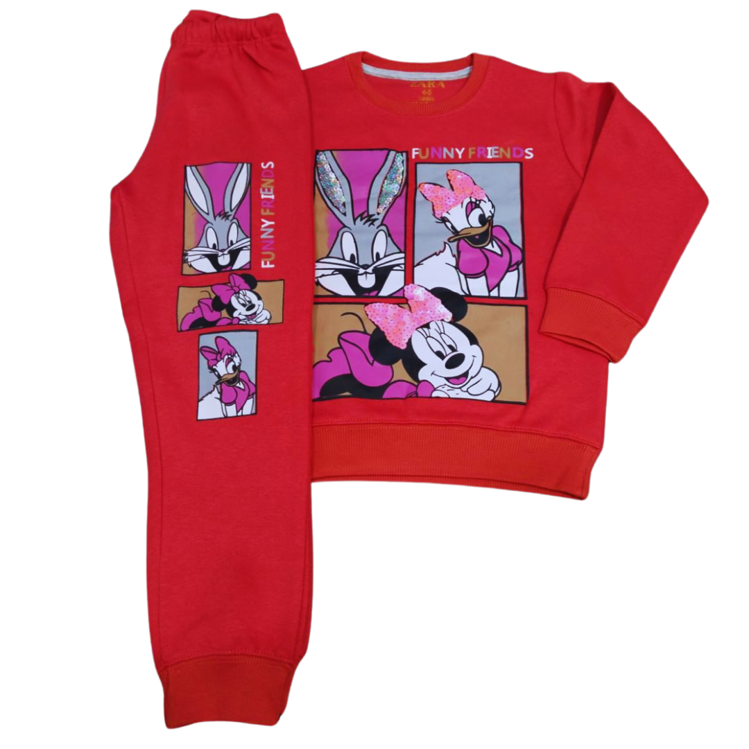 Funny Bunny Sequins Tracksuit for Kids