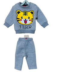 Grey Tiger Tracksuit for Kids