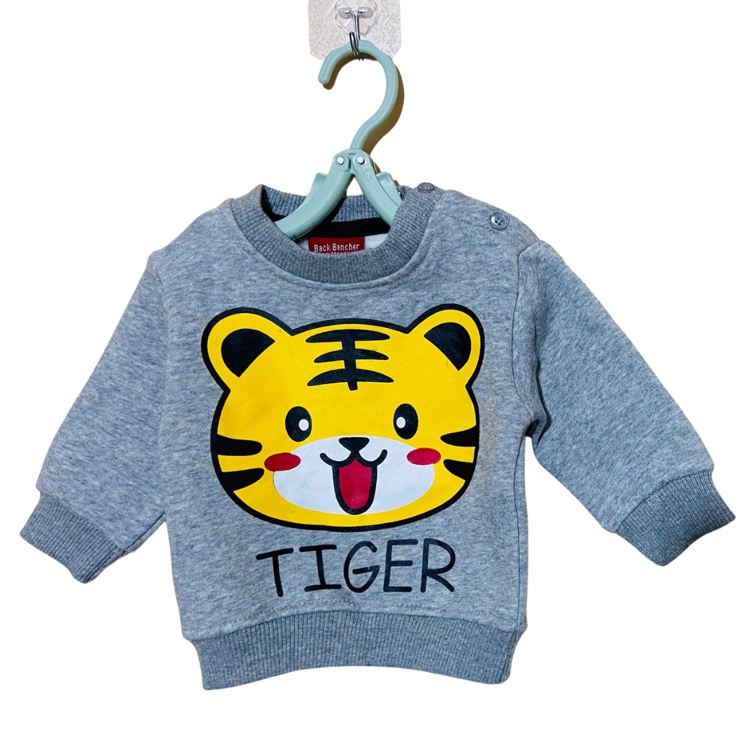 Grey Tiger Tracksuit for Kids