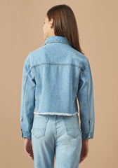 Decorative Stitch Denim Jacket