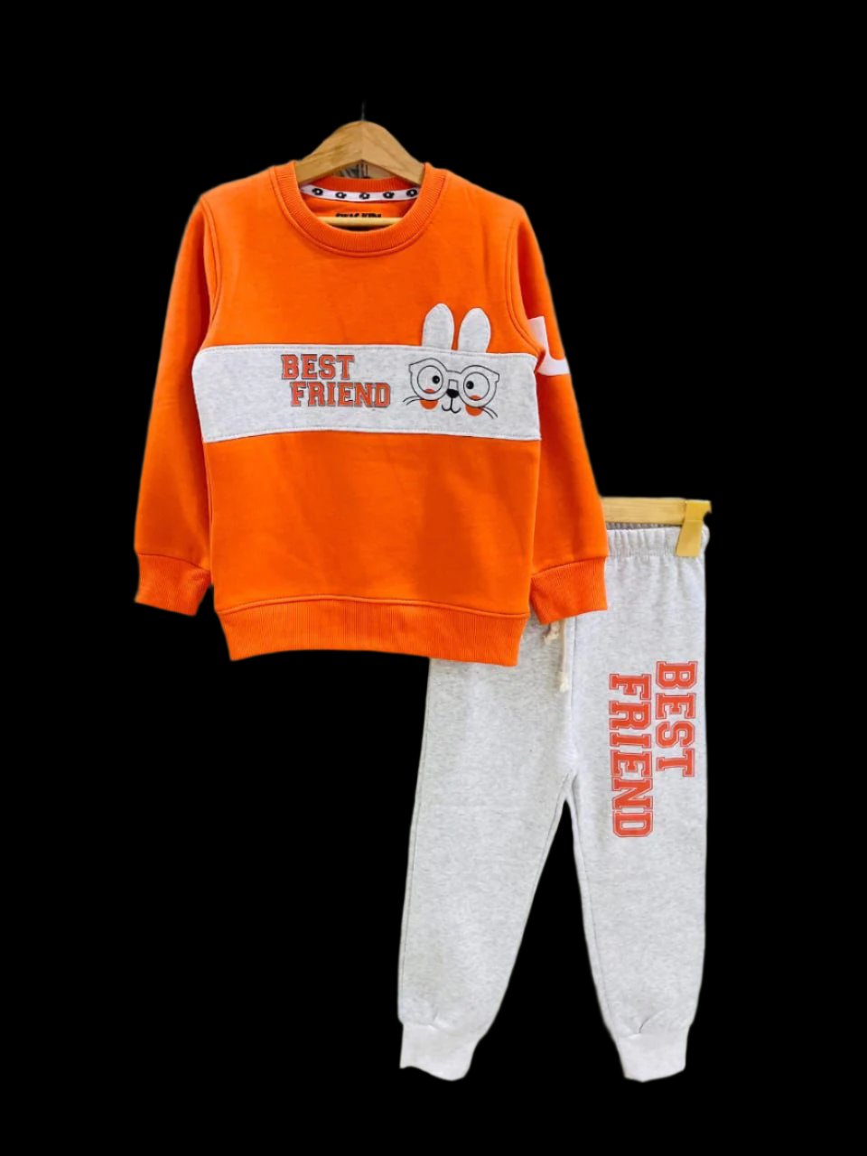 Best Friend Rabbit Fleece Tracksuit