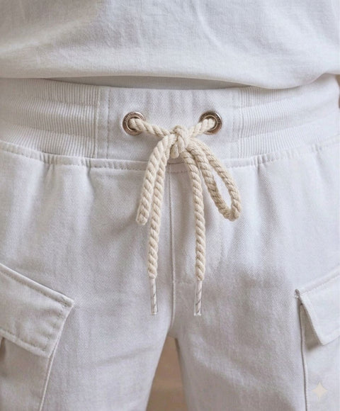 Korean Style Baggy Cargo Trousers