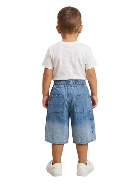 KIDS COMFORT Korean Style Baggy Bermuda Denim Shorts