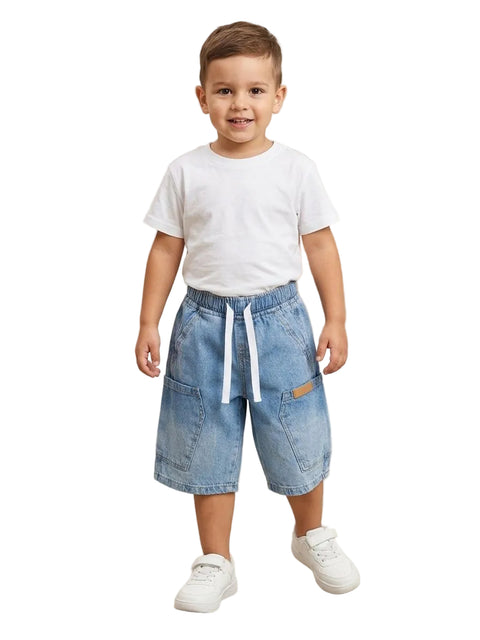 KIDS COMFORT Korean Style Baggy Bermuda Denim Shorts