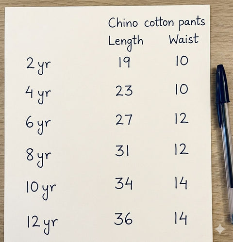 Kids Premium Stretch Cotton Chino Pants