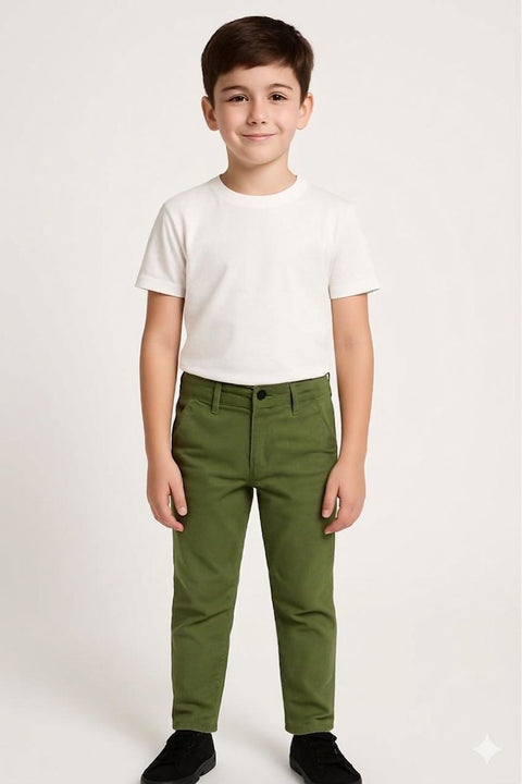 Kids Premium Stretch Cotton Chino Pants