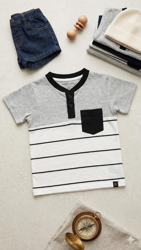 The Kenneth Cole® Toddler Colorblock Henley