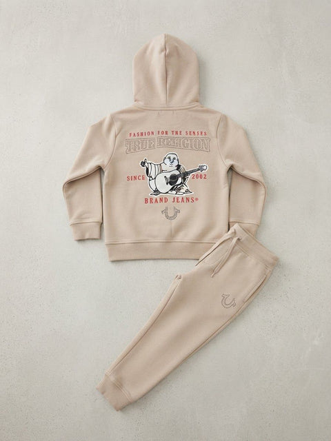 Premium Boys True Religion 2-Piece Tracksuit Set (Hoodie & Trousers)