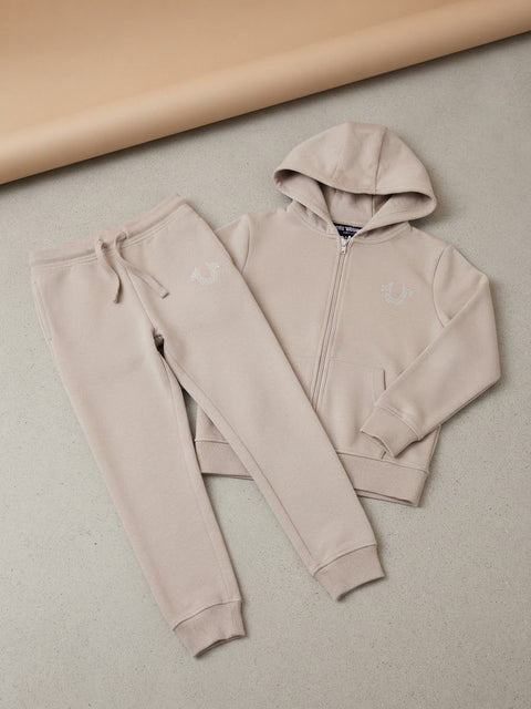 Premium Boys True Religion 2-Piece Tracksuit Set (Hoodie & Trousers)