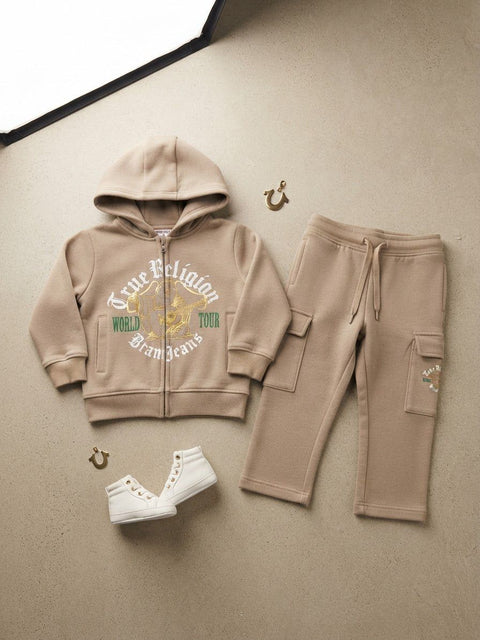 Premium Boys True Religion 2-Piece Tracksuit Set (Hoodie & Trousers)