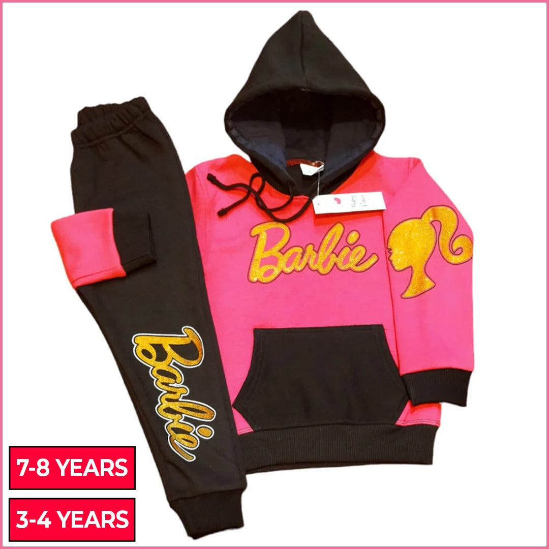 Barbie Girls' Hoodie Tracksuit