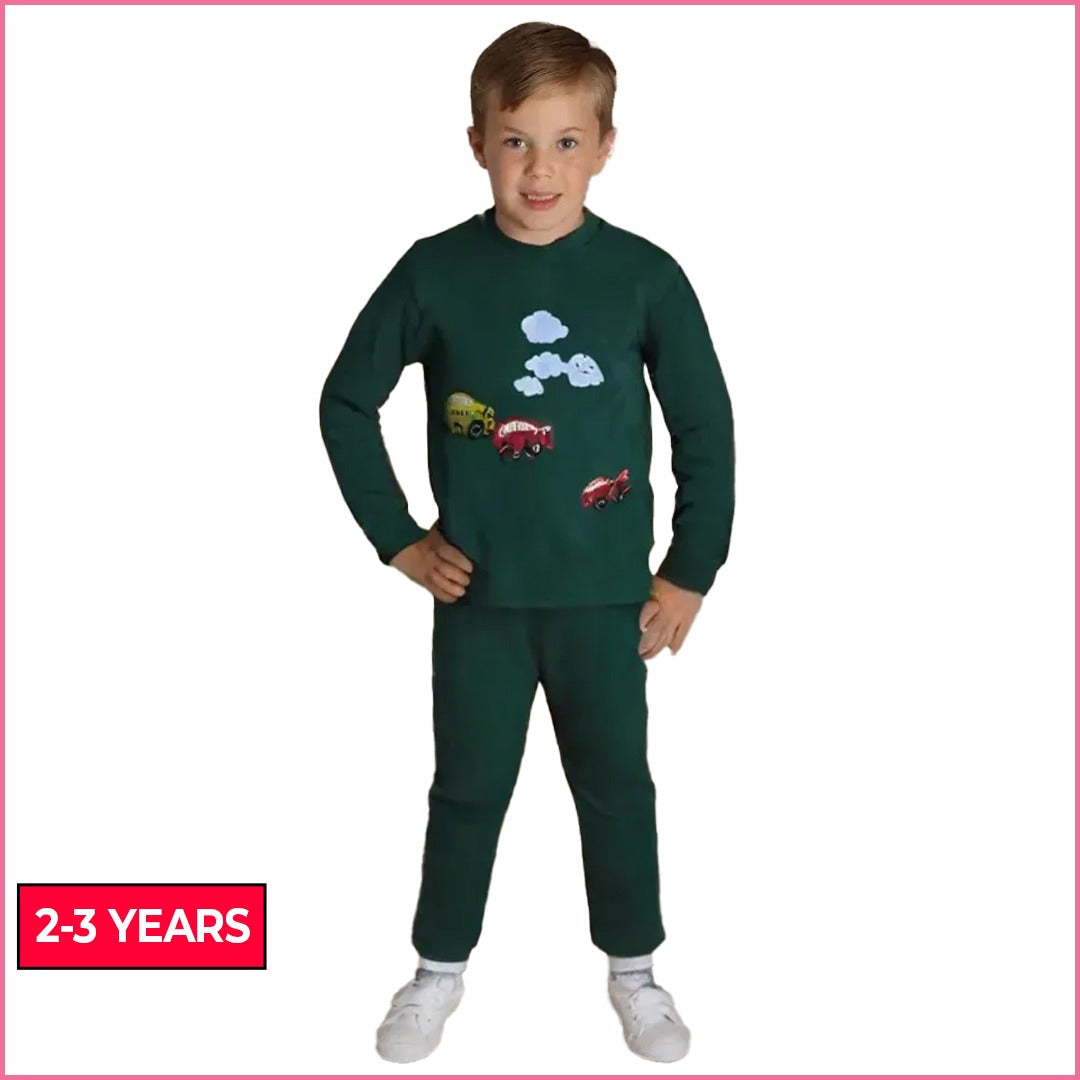 Cloud-Themed Kids' Tracksuit