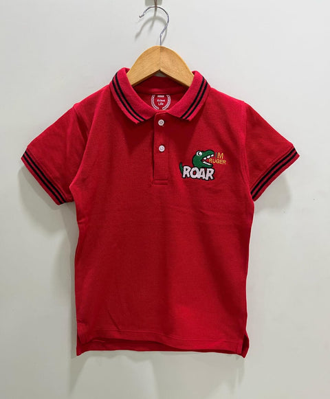 DINO-RED-POLO